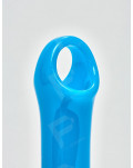 Funda Extensora Para Pene Azul Brillante detalle anilla pene