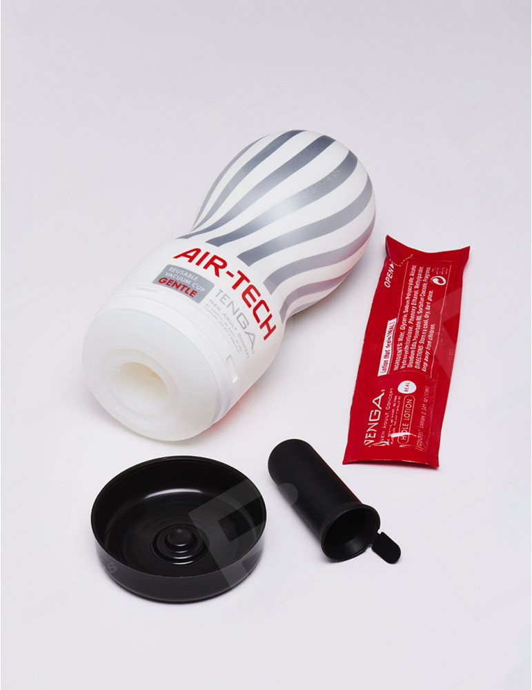 Masturbador para pene Tenga Air-Tech Gentle con lubricante