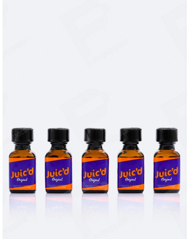 Pack de 5 poppers Juic'd Original 24 ml