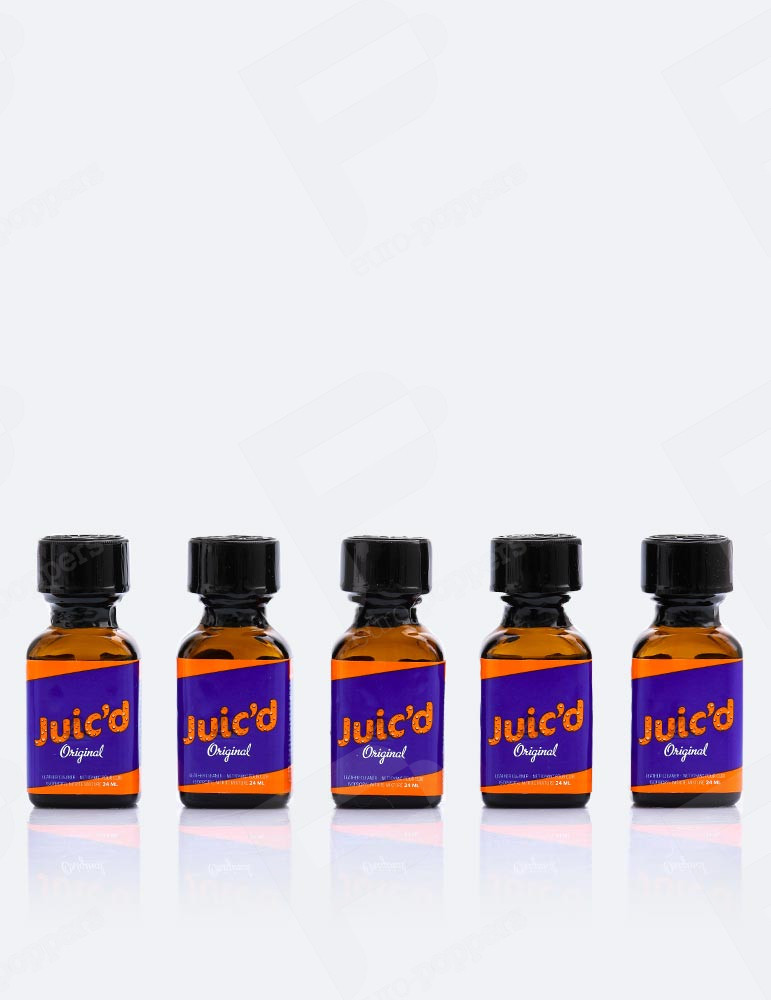 Pack de 5 poppers Juic'd Original 24 ml