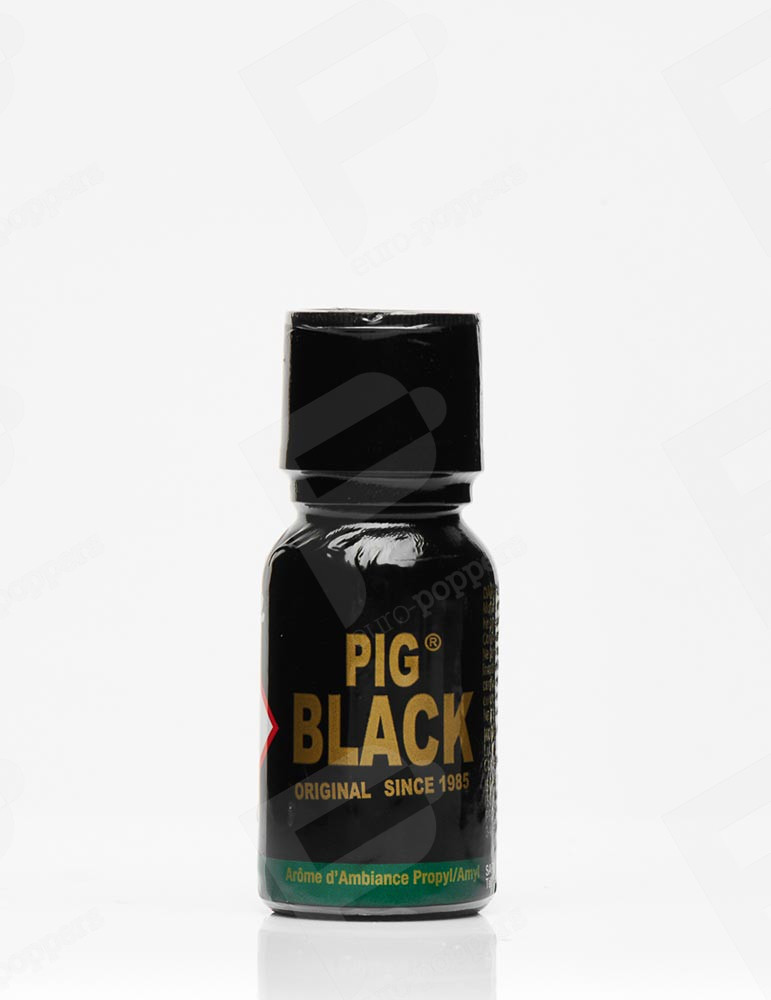 Poppers Pig Black