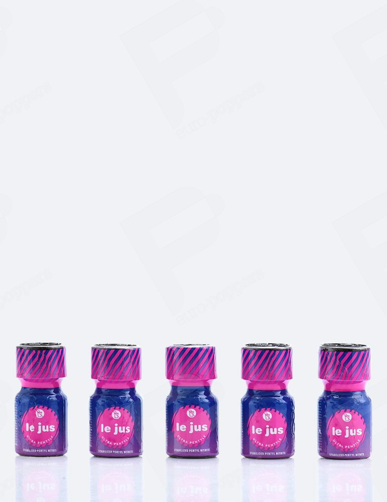 Pack de 5 poppers Le Jus Ultra Pentyle 10 ml