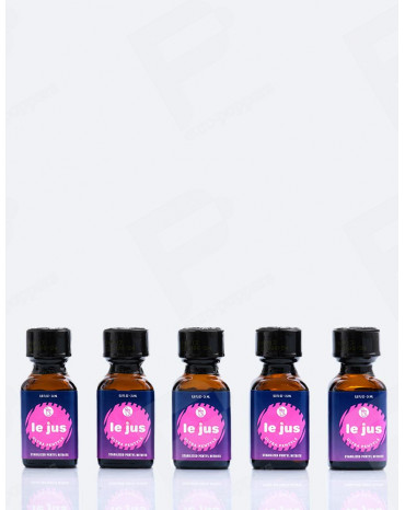 Pack de 5 poppers Le Jus Ultra Pentyle 24 ml