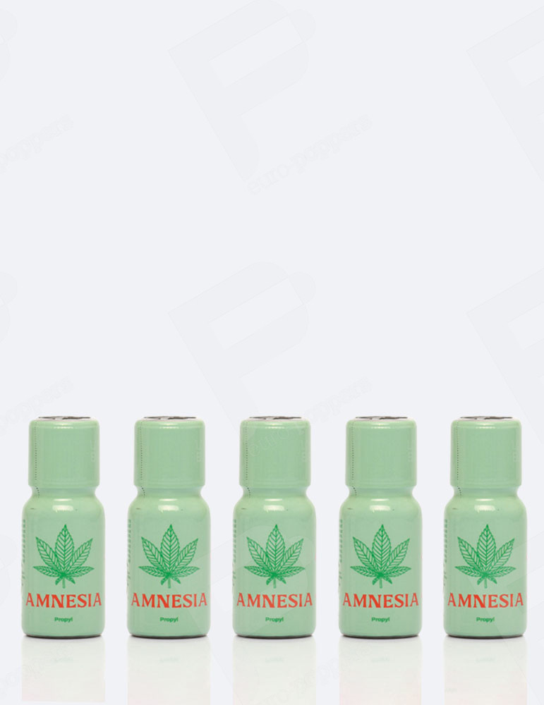 Pack de 5 poppers Amnesia