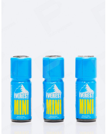 Pack de 3 poppers Everest Mini 10 ml