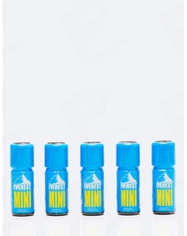 Pack de 5 poppers Everest Mini 10 ml