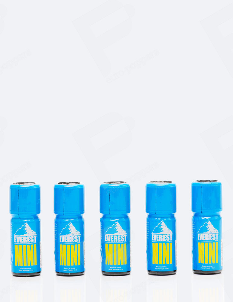 Pack de 5 poppers Everest Mini 10 ml