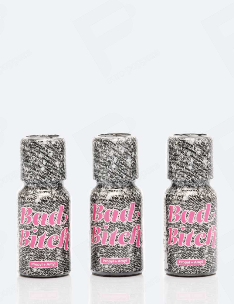 Pack de 3 poppers Bad Bitch 15 ml