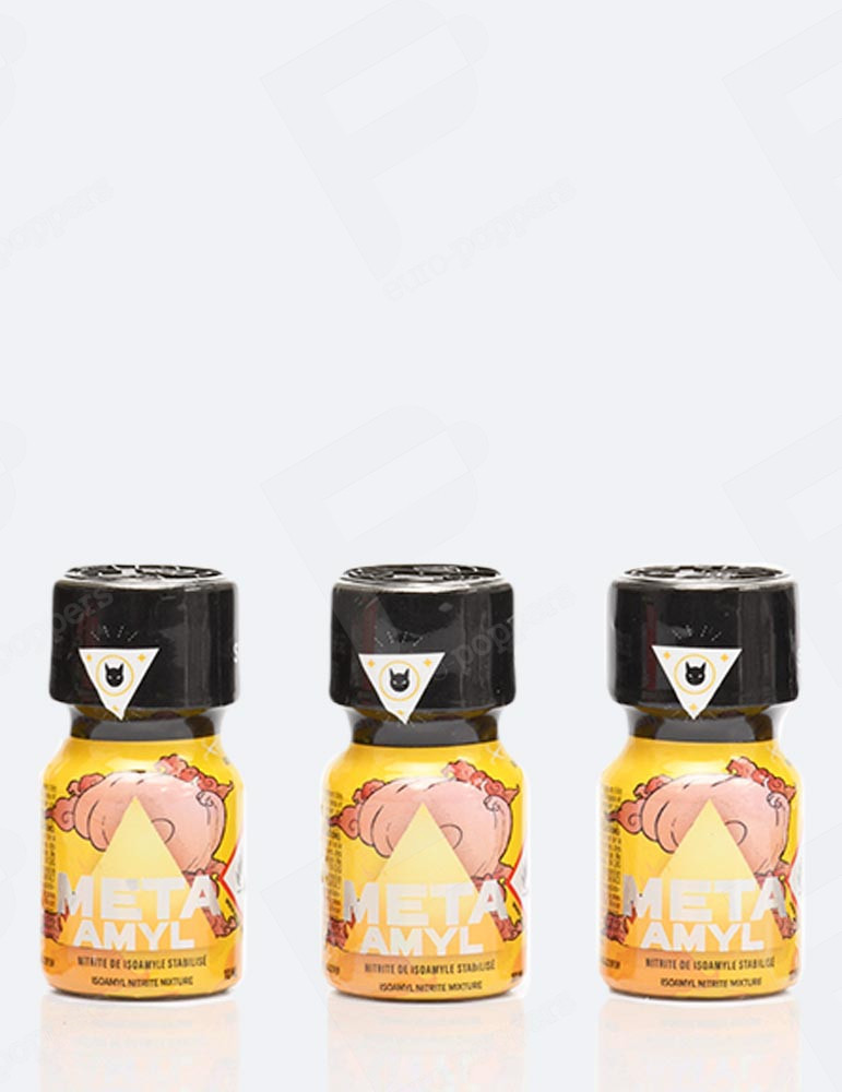 Pack de 3 poppers de Meta Amyl 10 ml