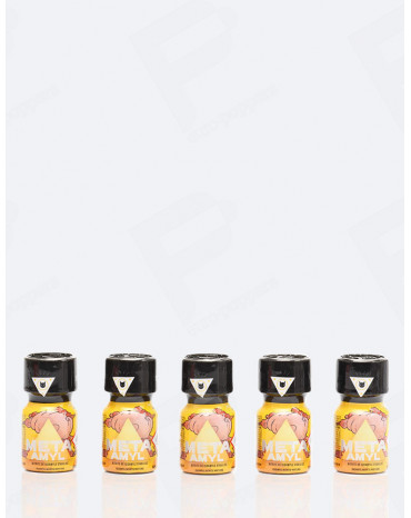 Pack de 5 poppers de Meta Amyl 10 ml
