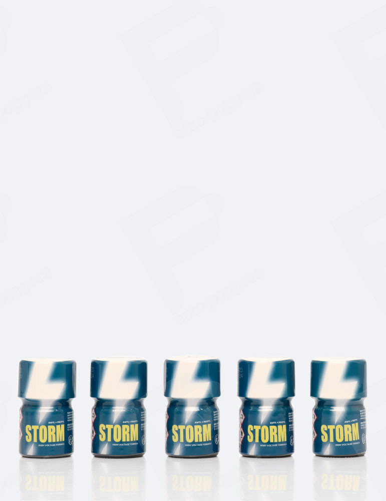 Pack de 5 poppers Storm 15 ml