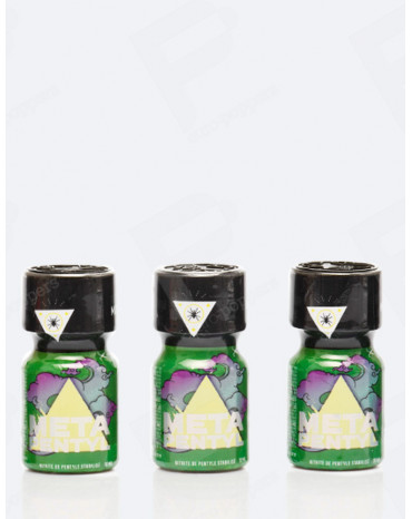 Pack de 3 poppers Meta Pentyl 10 ml