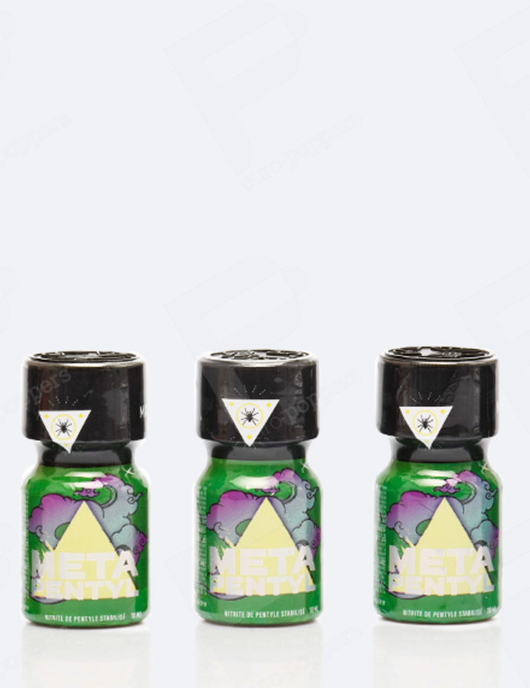 Pack de 3 poppers Meta Pentyl 10 ml