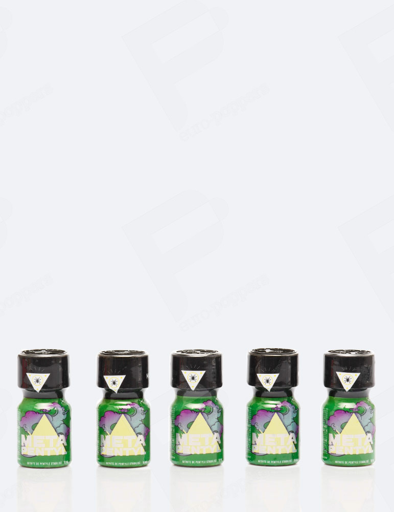 Pack de 5 poppers Meta Pentyl 10 ml