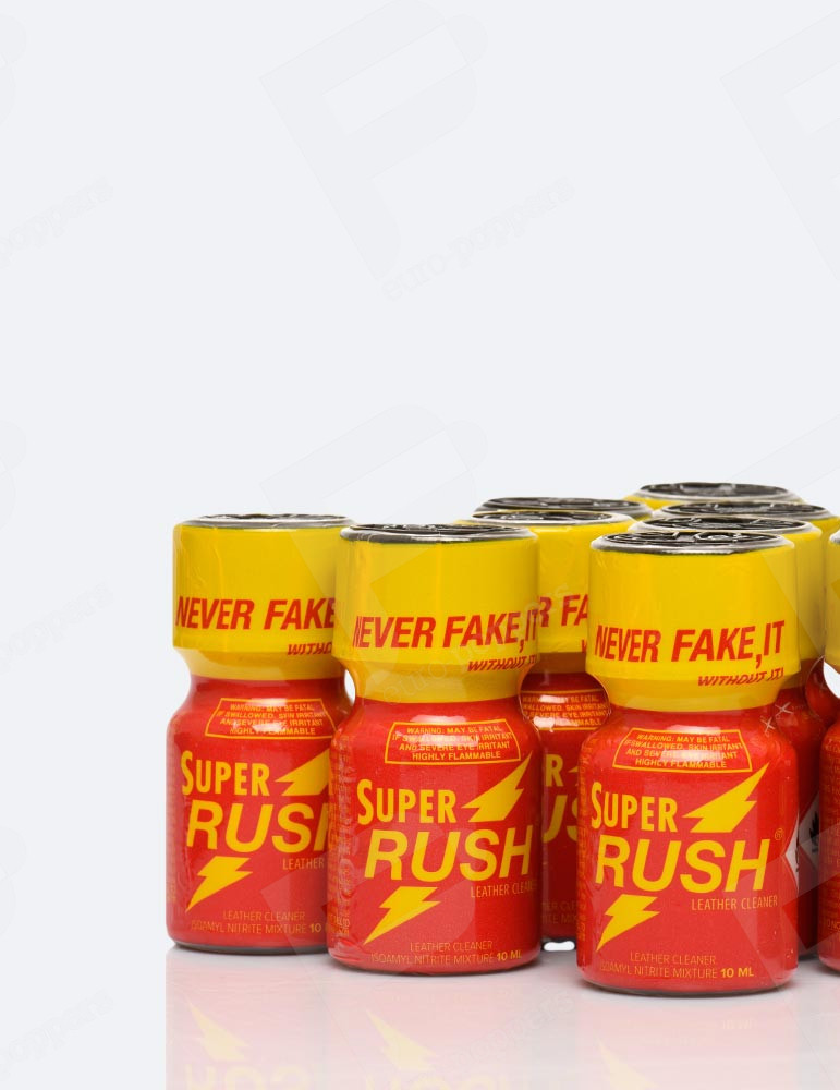 Super Rush 10 ml - 18 poppers Rush rojo