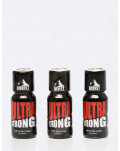 Pack de 3 poppers Ultra Strong 15 ml