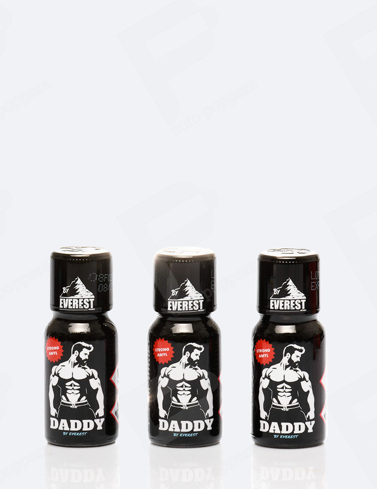 Pack de 3 Poppers Daddy 15 ml