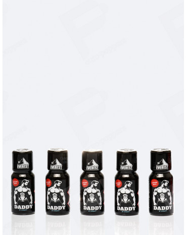 Pack de 5 Poppers Daddy 15 ml