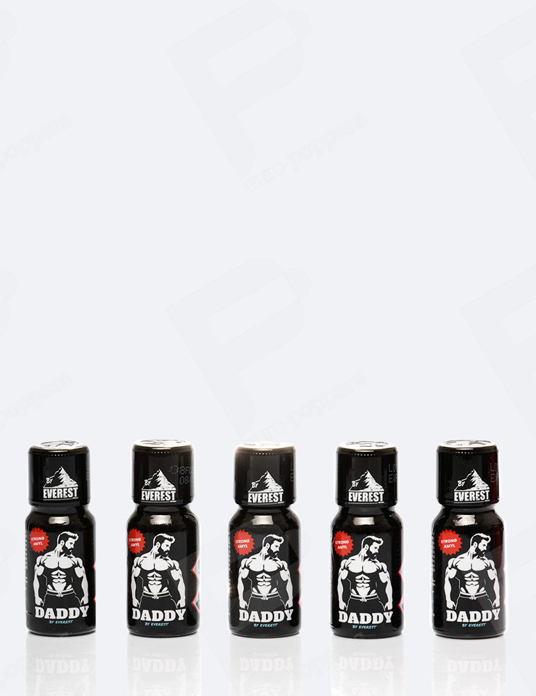 Pack de 5 Poppers Daddy 15 ml