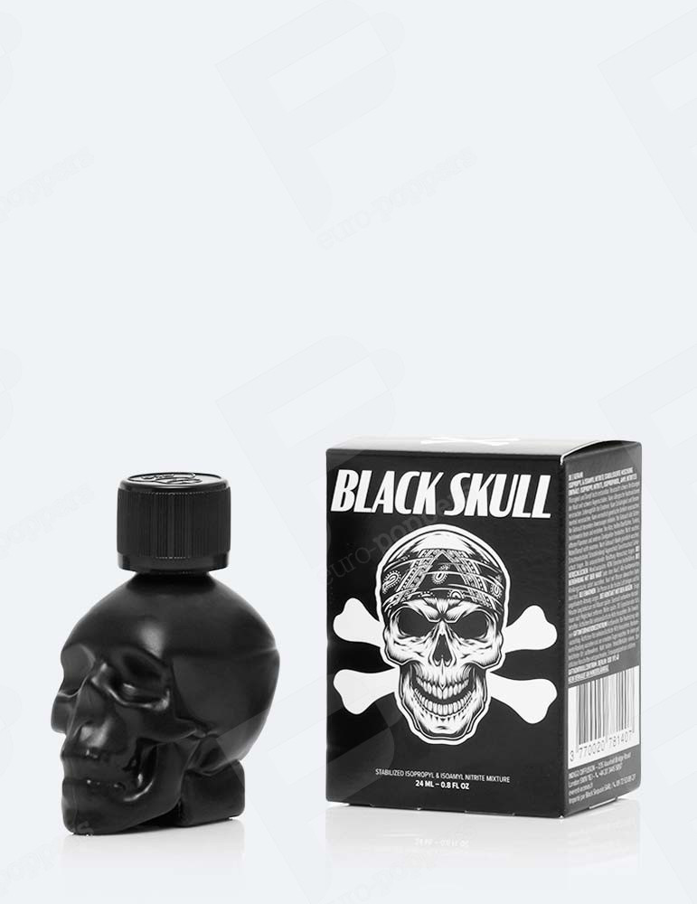 Black skull, popper calavera