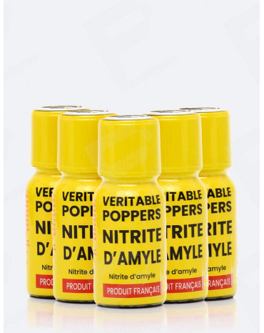 Pack 5 Poppers Véritable - 15ml