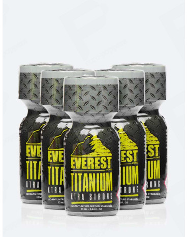 Pack 5 Popper Everest Titanium 13 ml