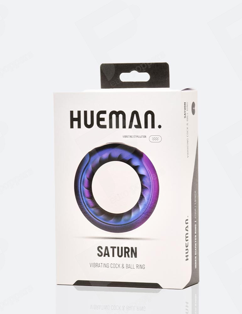 Saturno Hueman - Anillo Vibrador Pene y Testículos-4