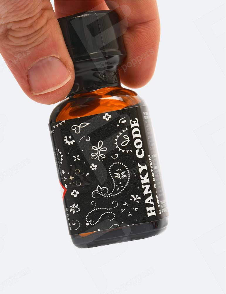 Popper Hanky Code Negro 24ml + Bandana-3