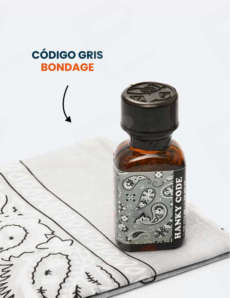 Popper Hanky Code Gris 24ml + Bandana-5