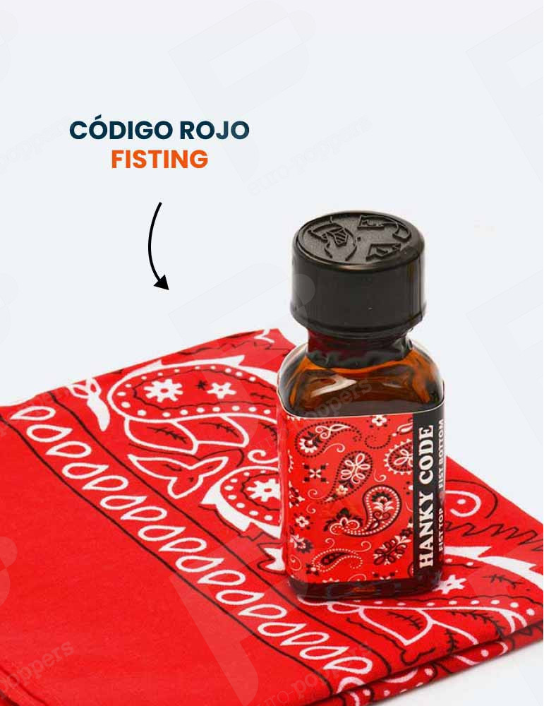 Popper Hanky Code Rojo 24ml + Bandana-6