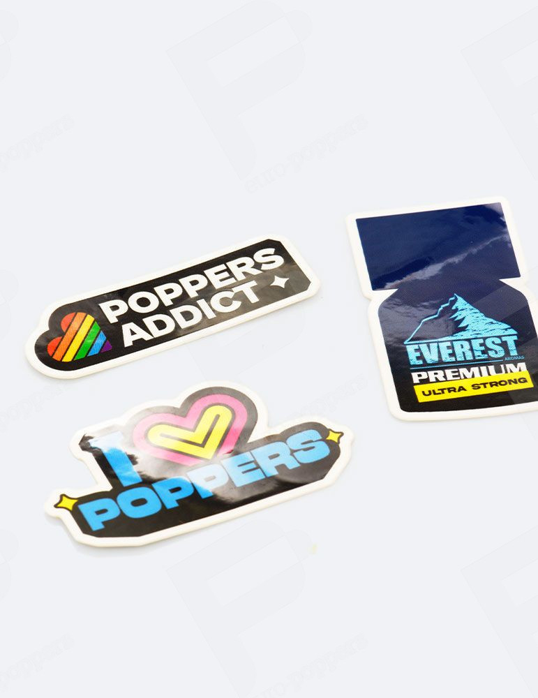 lote de 3 stickers poppers 6