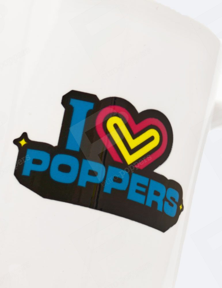 Taza I Love Poppers 2