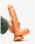 Real Fantasy - Bryce Consolador Push-up, caliente, vibrador 23 cm 4
