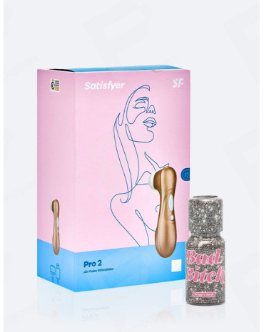 Pack Satisfyer Pro 2 + Popper Bad Bitch 15 ml