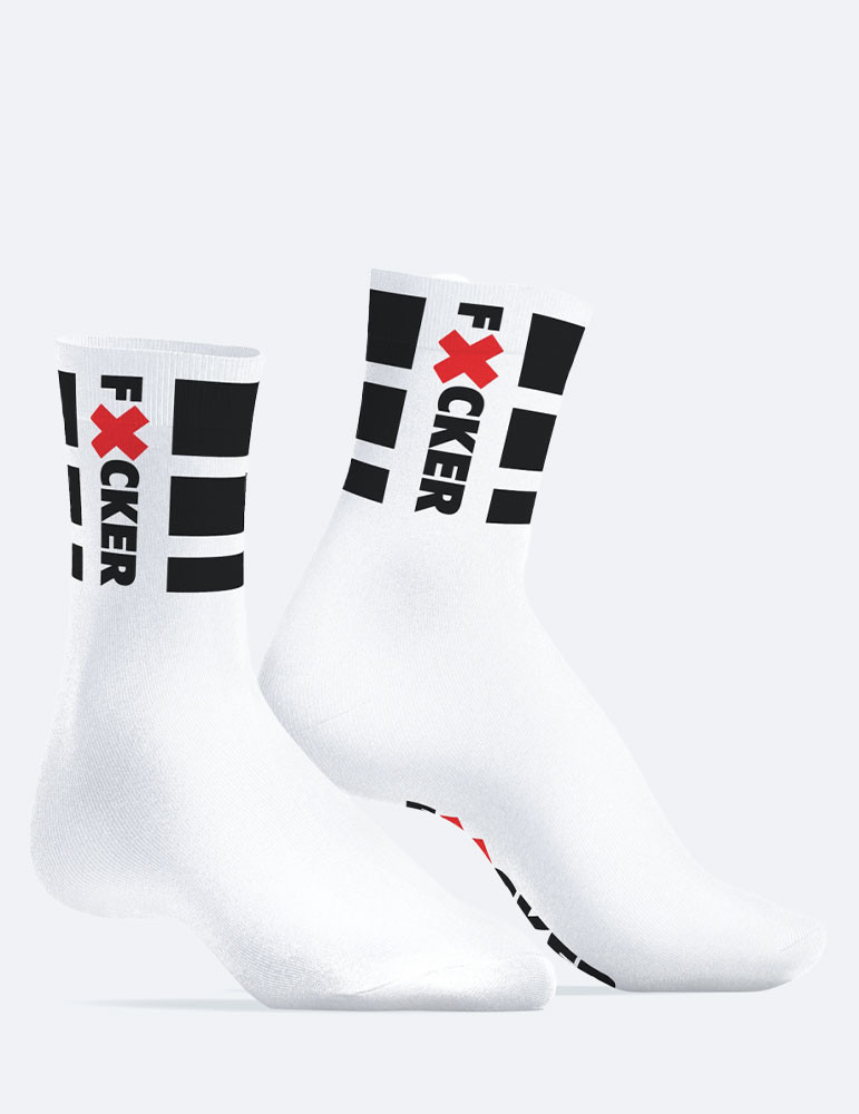 Calcetines blancos Fucker SneakXX