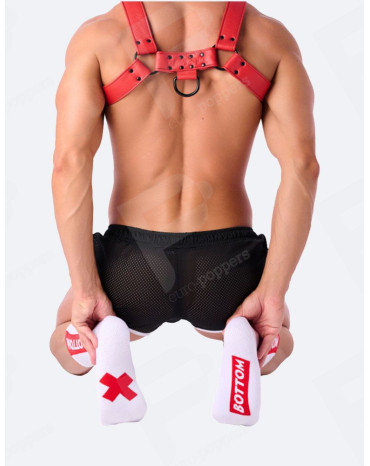 Calcetines blancos Stripe Bottom SneakXX