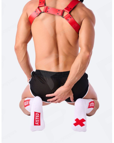 Calcetines blancos Stripe Fisted SneakXX