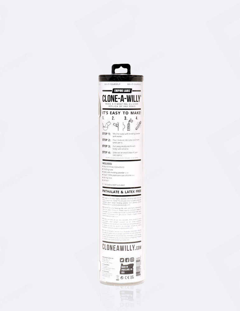 Kit de moldeo consolador Jet Black - Clone-a-willy 2