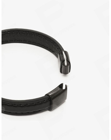 Anillo de Cuero para Pene All Black - 665