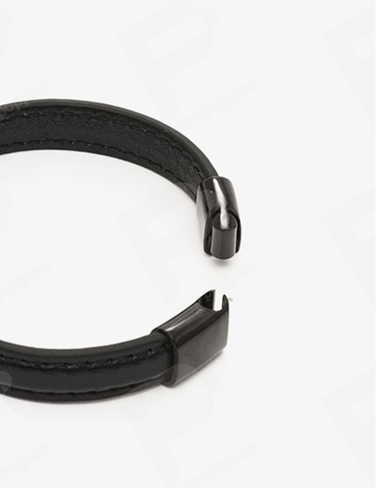 Anillo de Cuero para Pene All Black - 665 1