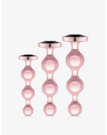Rosy Gold – Juego de 3 Plugs Anales Metálicos – Acabado Oro Rosa