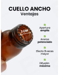 cuello ancho, ventajas