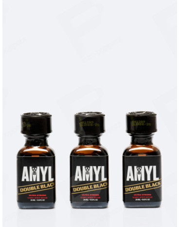Pack de 3 Poppers Amyl Double Black