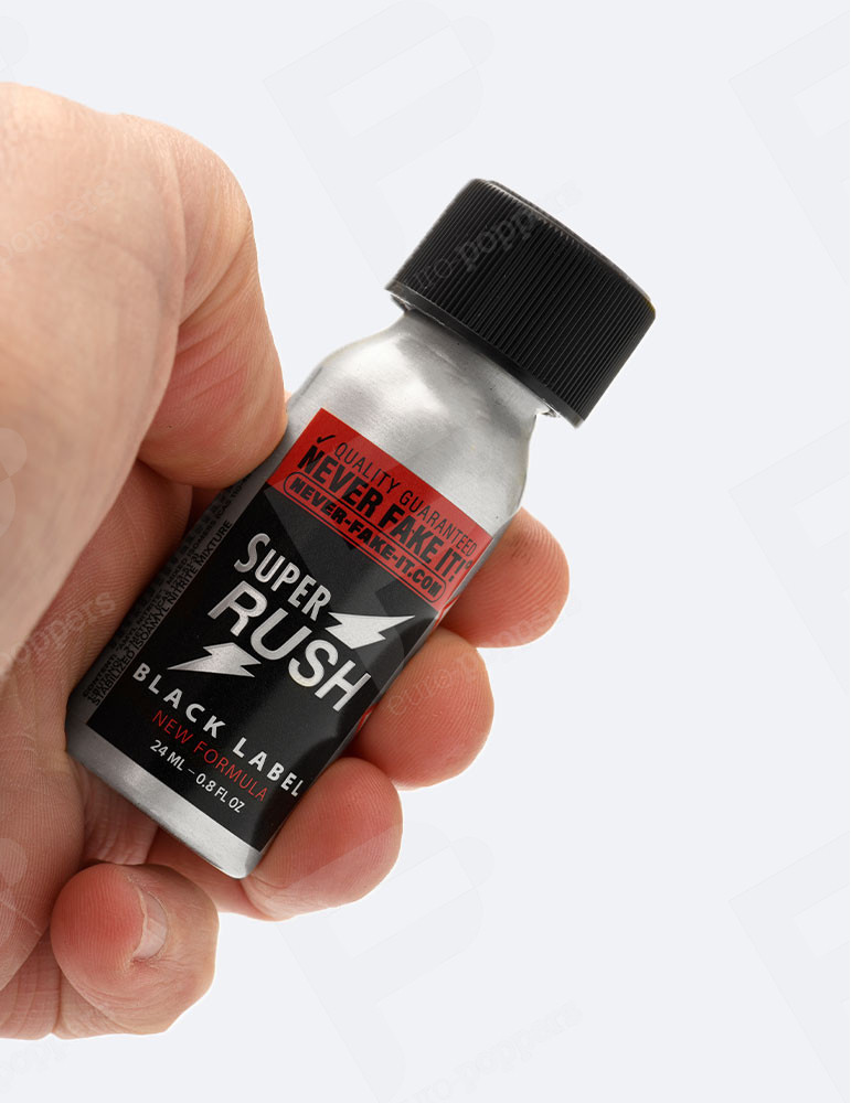 Poppers Super Rush Black Label - 24 ml