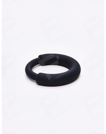 Anillo Peniano Silicona & Acero XL – Steel Fusion Negro