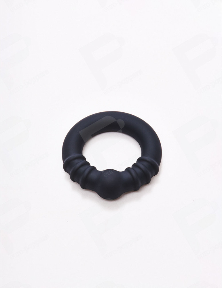 Anillos Para Pene Anillo Para Pene En Silicona Steel Fusion Ring Holeshot Talla M Negro- Diámetro interior: 3,2 cm