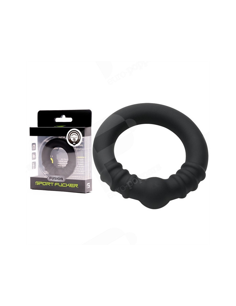  Anillo para Pene Silicona Steel Fusion Holeshot XL Negro
