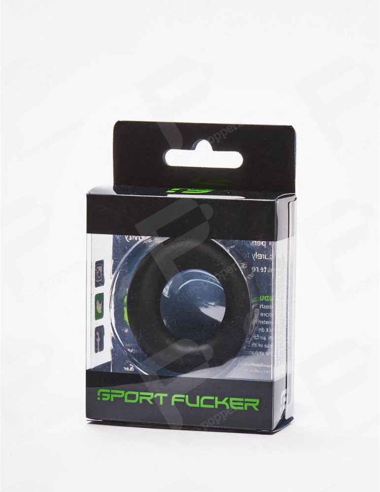 Anillo Para Pene En Silicona – The Wedge – Negro