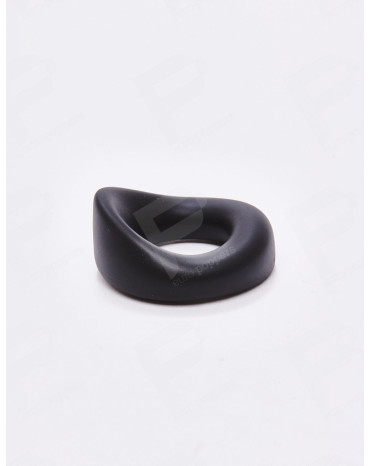 Anillo Para Pene En Silicona – The Wedge – Negro