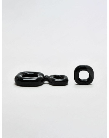 Pack Anillos Para Pene Sport Fucker - 2 en 1 - Negro